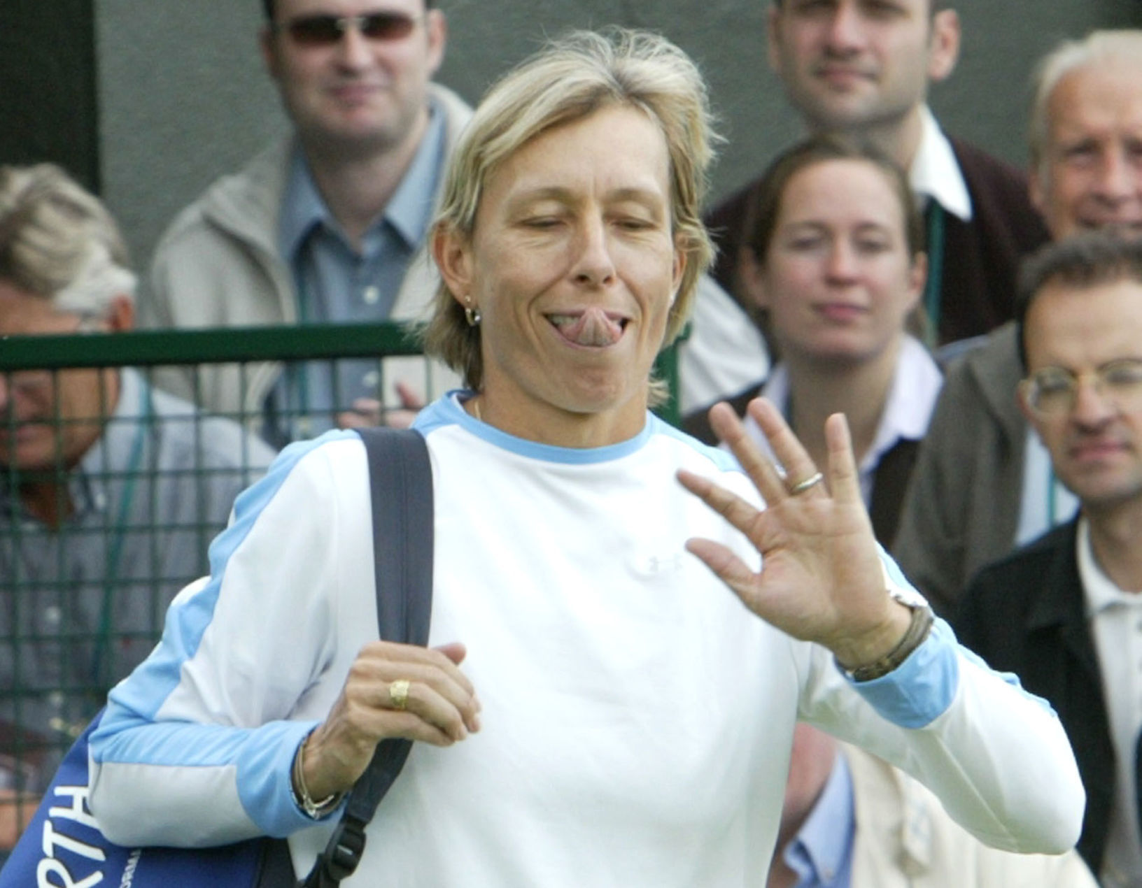 1994: Martina Navratilova plays record 266th match at Wimbledon